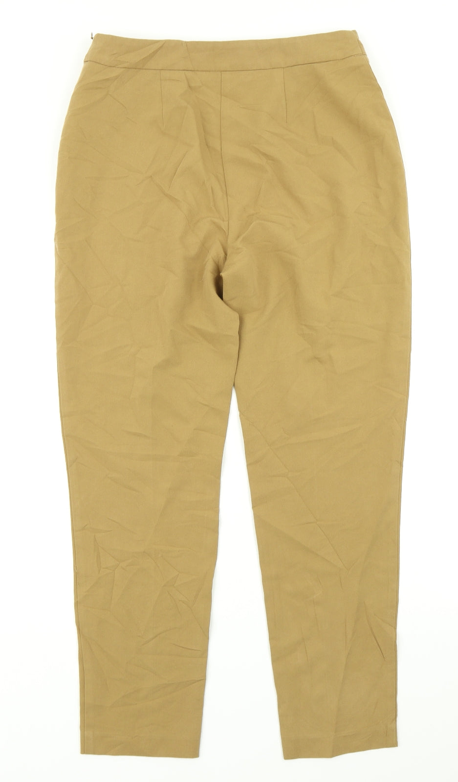 F&F Womens Yellow   Dress Pants Trousers Size 8 L25 in