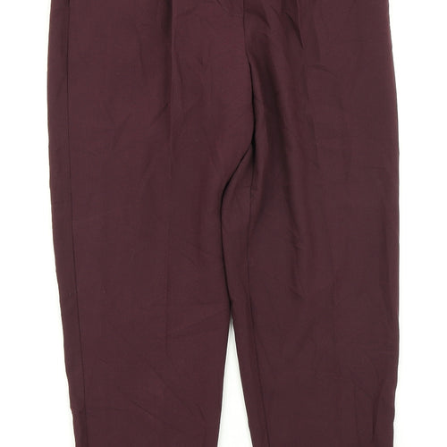 New Look Womens Purple   Dress Pants Trousers Size 8 L26 in
