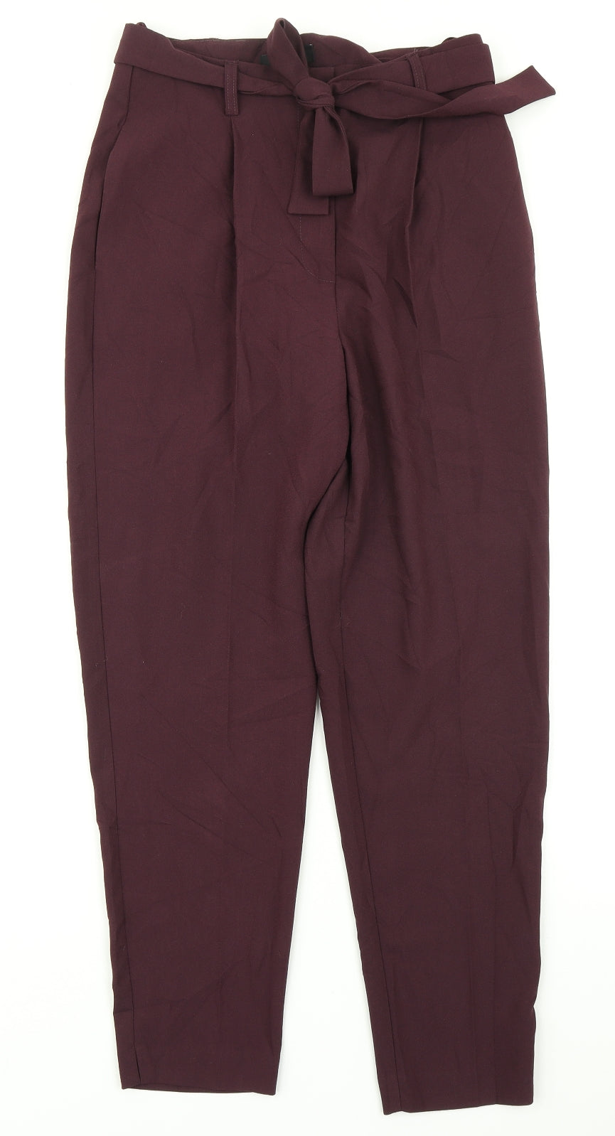 New Look Womens Purple   Dress Pants Trousers Size 8 L26 in