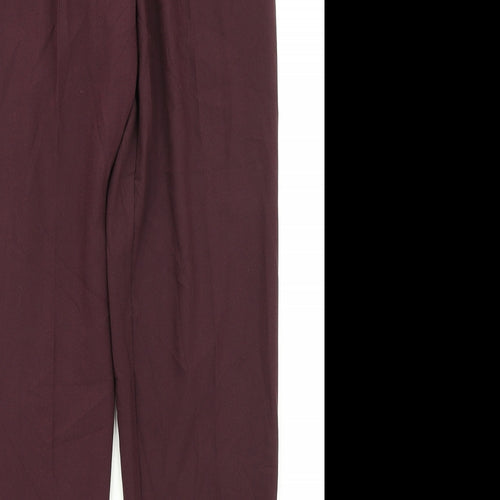 New Look Womens Purple   Dress Pants Trousers Size 8 L26 in