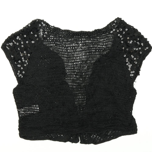 Savoir Womens Black  Knit Cardigan Jumper Size 10