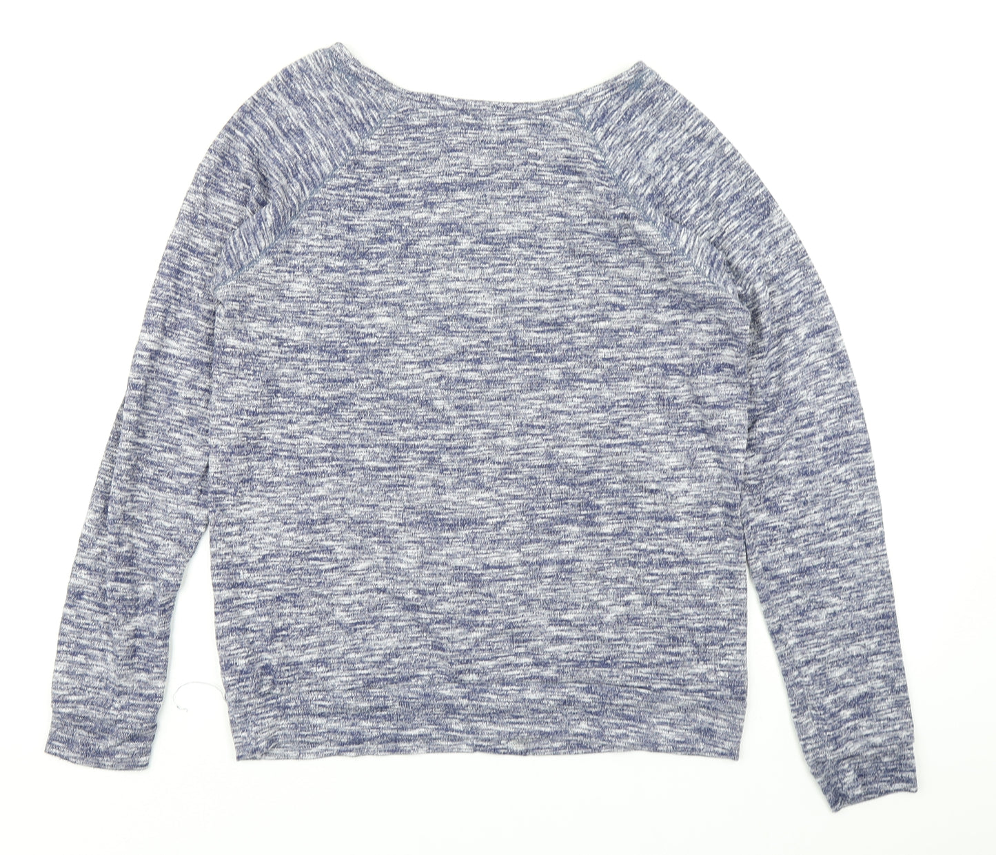 CKH Womens Blue Striped  Basic T-Shirt Size L
