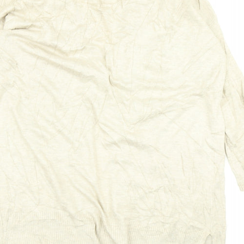 Atmosphere Womens Beige  Knit Cardigan Jumper Size 8