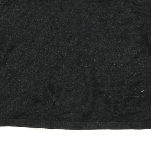 TU Womens Black  Knit Cardigan Jumper Size 12