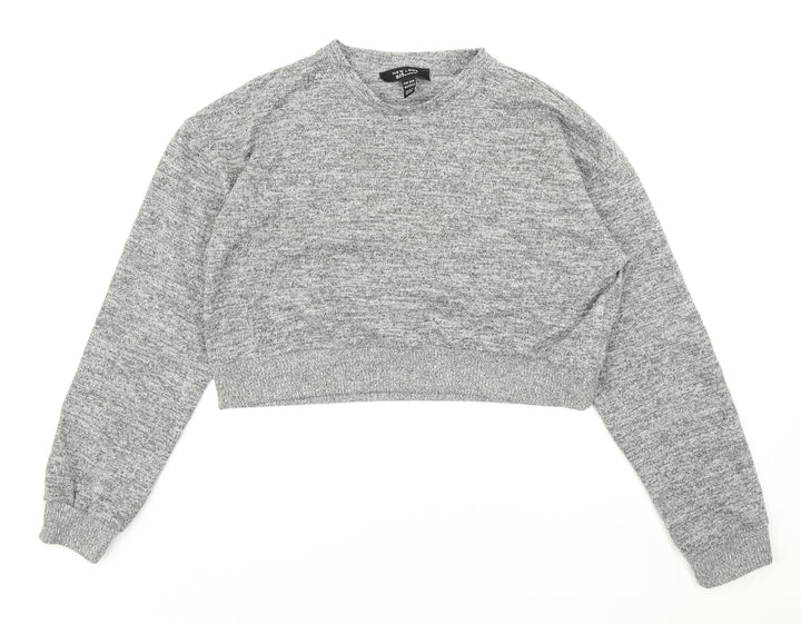 915 Generation Girls Grey Pullover Sweatshirt Size 14-15 Years - Copped