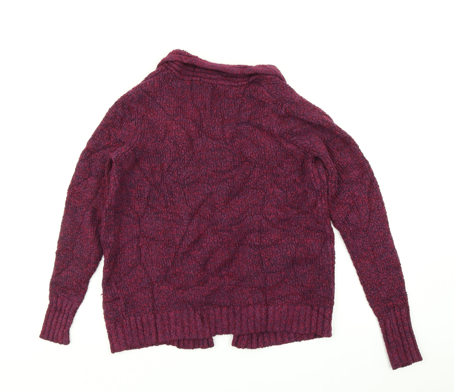 M&Co Womens Purple  Knit Cardigan Jumper Size 10
