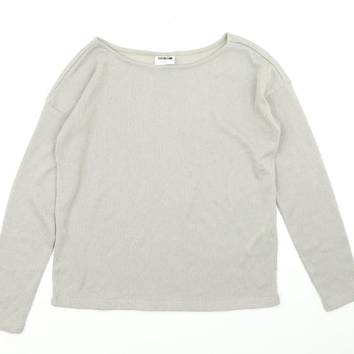 Noisy may Womens Grey   Basic T-Shirt Size XS