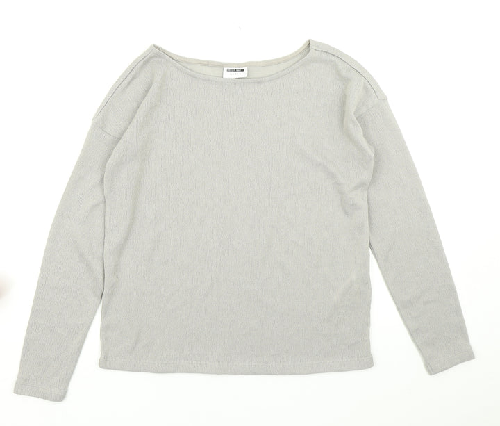 Noisy may Womens Grey   Basic T-Shirt Size XS