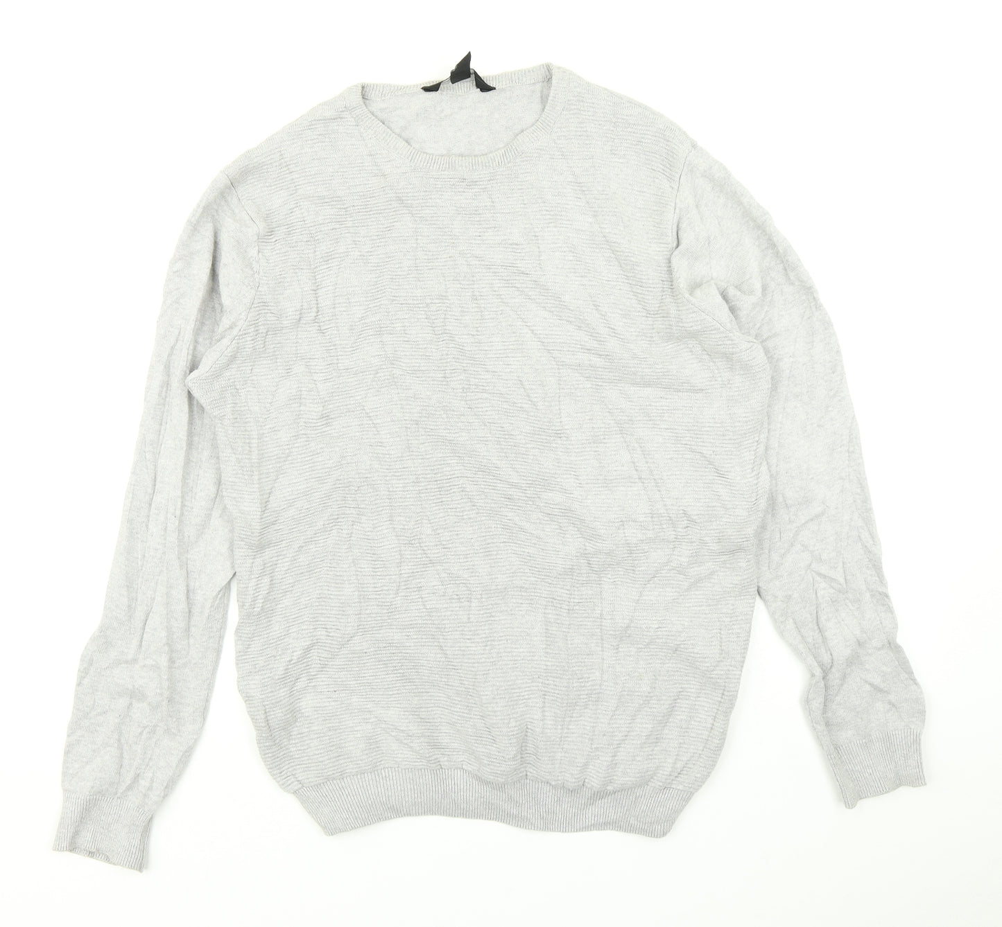 Cedar Wood State Mens Grey  Knit Pullover Jumper Size M