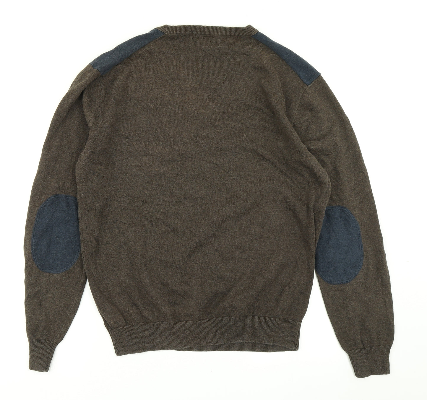 NEXT Mens Brown  Knit Pullover Jumper Size L