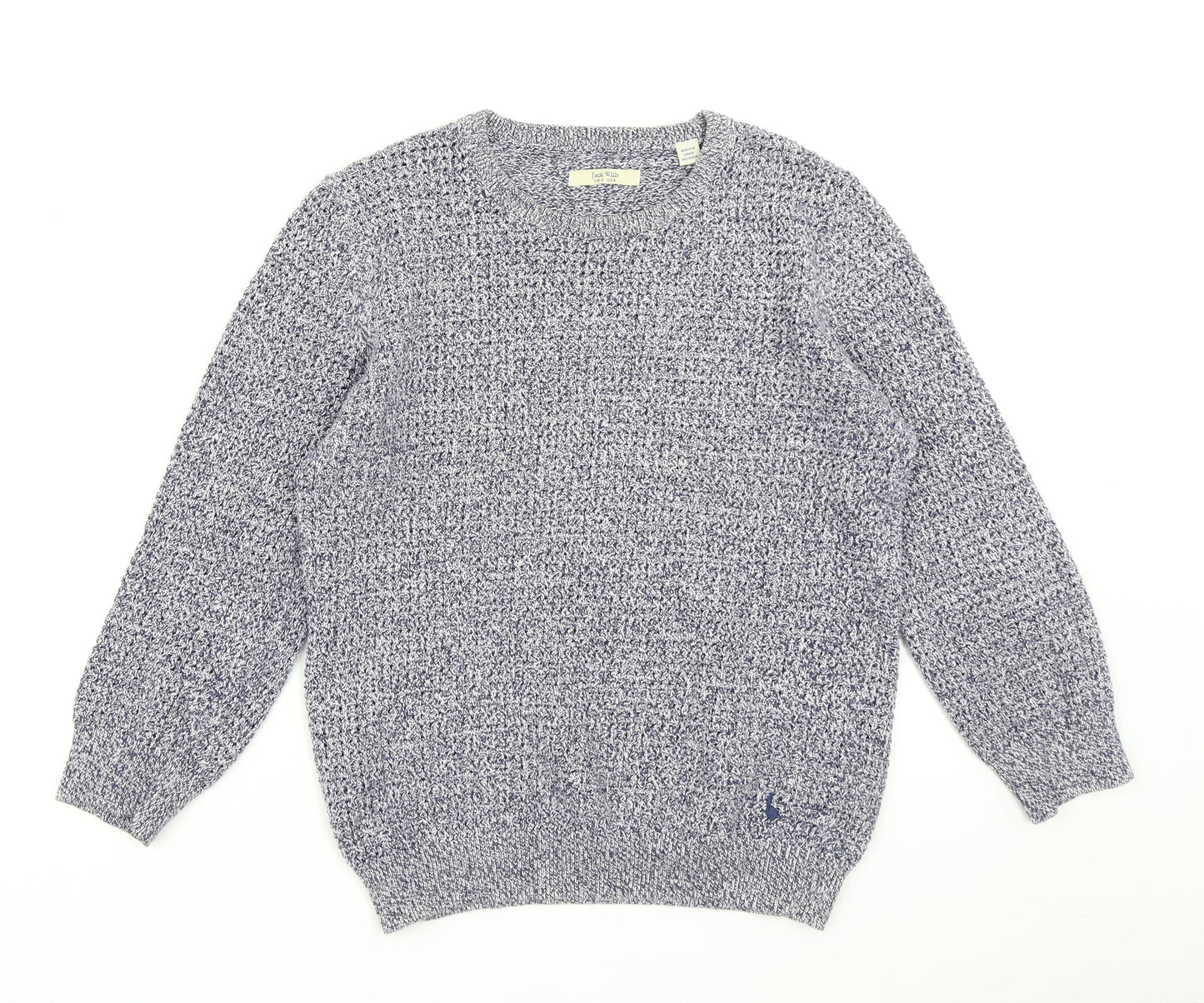Jack Wills Womens Blue  Knit Pullover Jumper Size 8