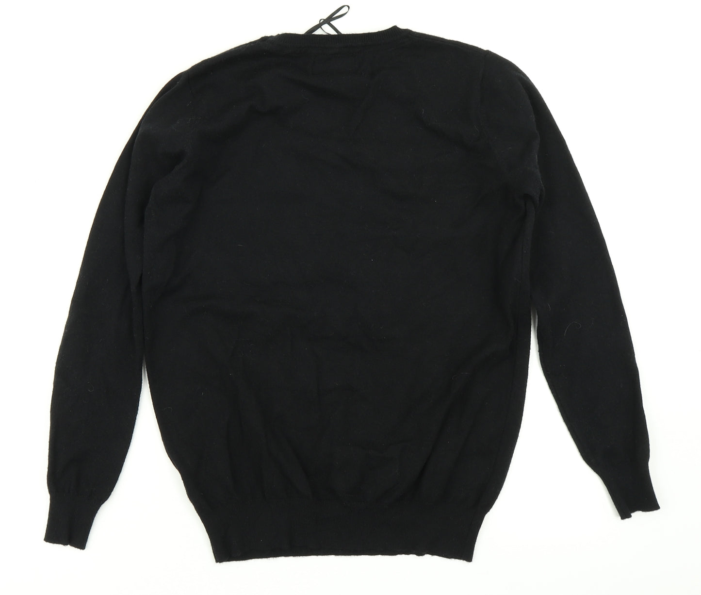 Papaya Womens Black  Knit Pullover Jumper Size S  - Christmas jumper