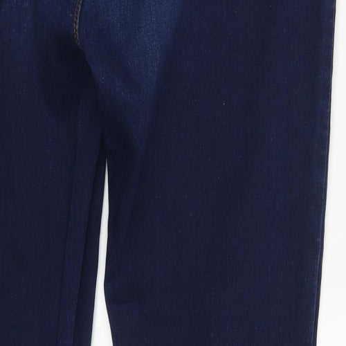 Dorothy Perkins Womens Blue  Denim Jegging Leggings Size 18 L32 in