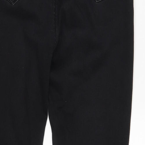 Dorothy Perkins Womens Black  Denim Skinny Jeans Size 16 L27 in