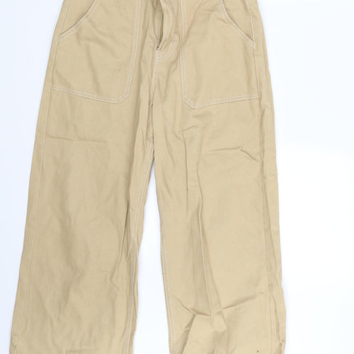 Denim & Co  Womens Beige  Denim Trousers  Size 10 L24 in