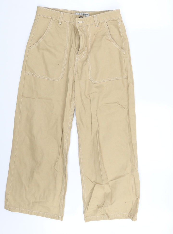 Denim & Co  Womens Beige  Denim Trousers  Size 10 L24 in