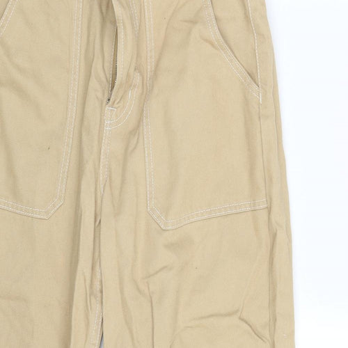 Denim & Co  Womens Beige  Denim Trousers  Size 10 L24 in
