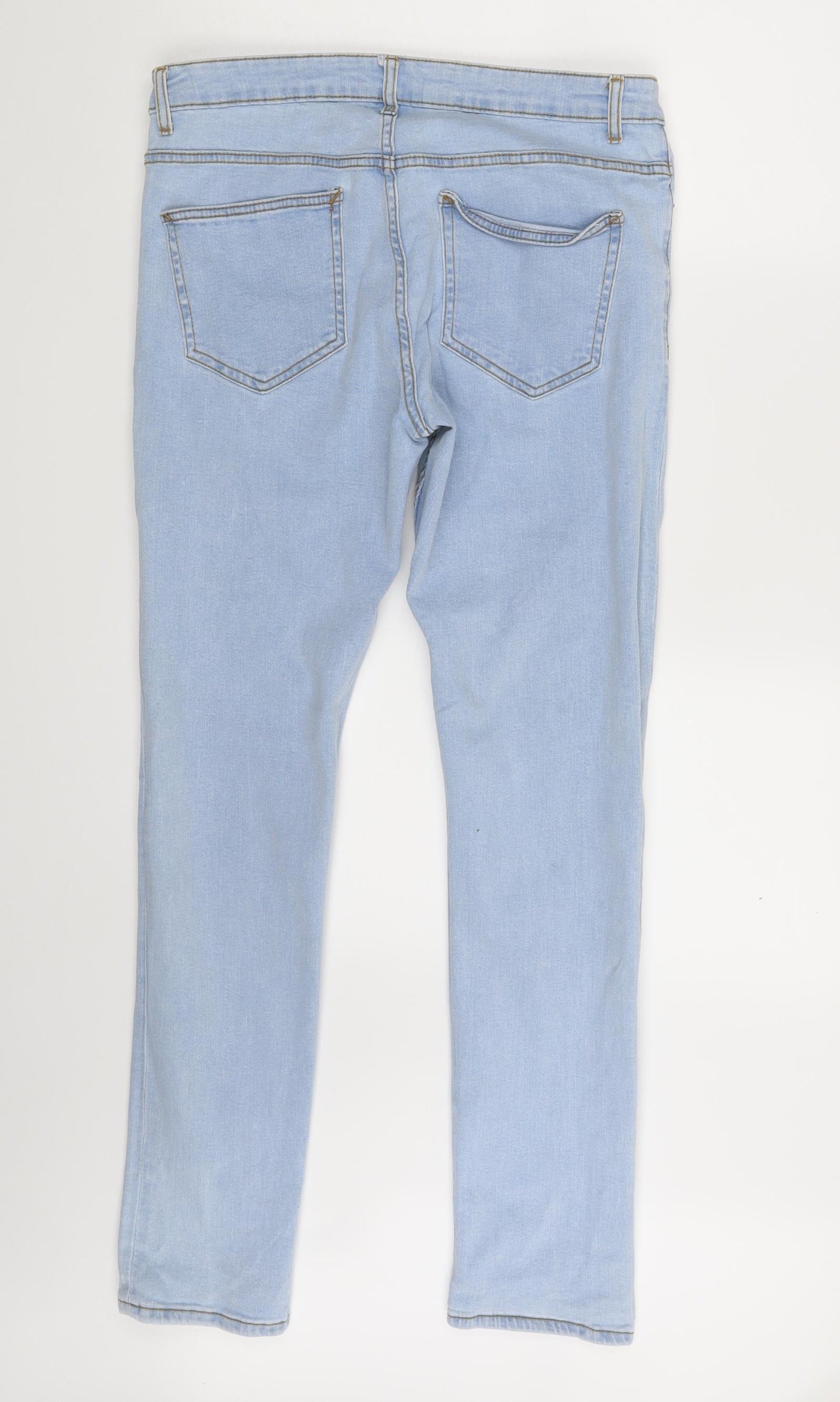 Denim & Co. Mens Blue  Denim Skinny Jeans Size 32 in L34 in