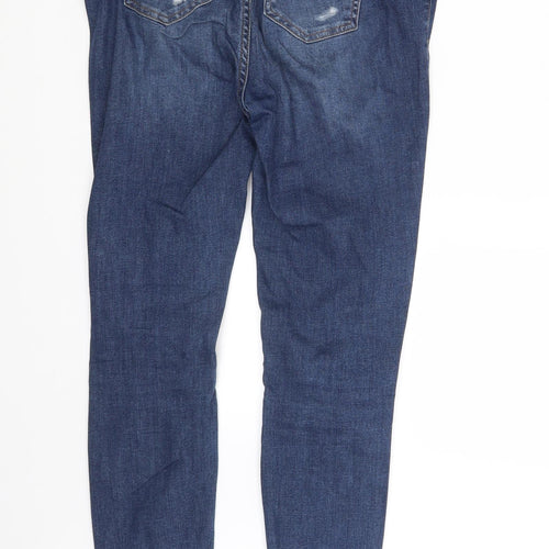Missguided  Womens Blue  Denim Skinny Jeans Size 10 L29 in