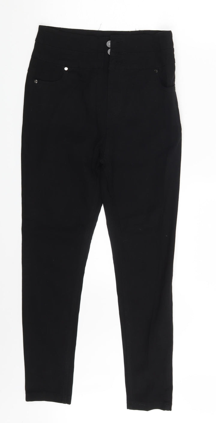 Preworn Womens Black Jegging Leggings Size S L25 in