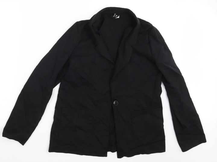 H&M Womens Black   Jacket Blazer Size 14