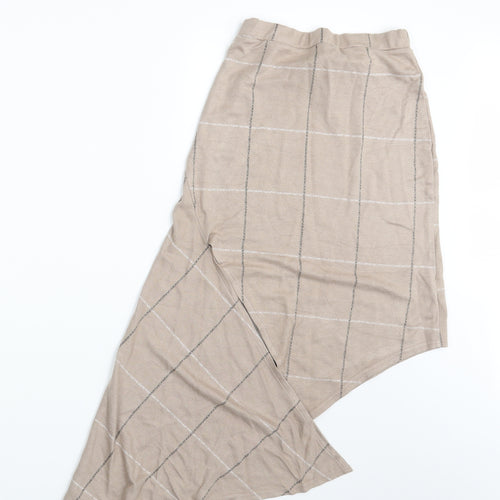Figa Womens Beige Camouflage  A-Line Skirt One Size
