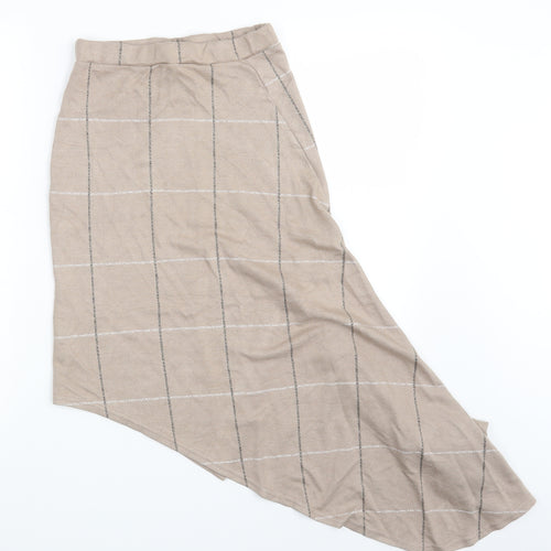 Figa Womens Beige Camouflage  A-Line Skirt One Size