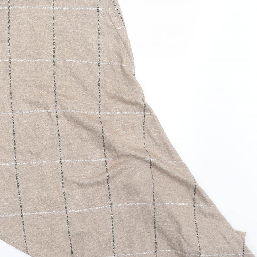 Figa Womens Beige Camouflage  A-Line Skirt One Size