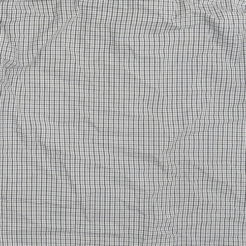 Cedar Wood State Mens White Check   Button-Up Size 15.5