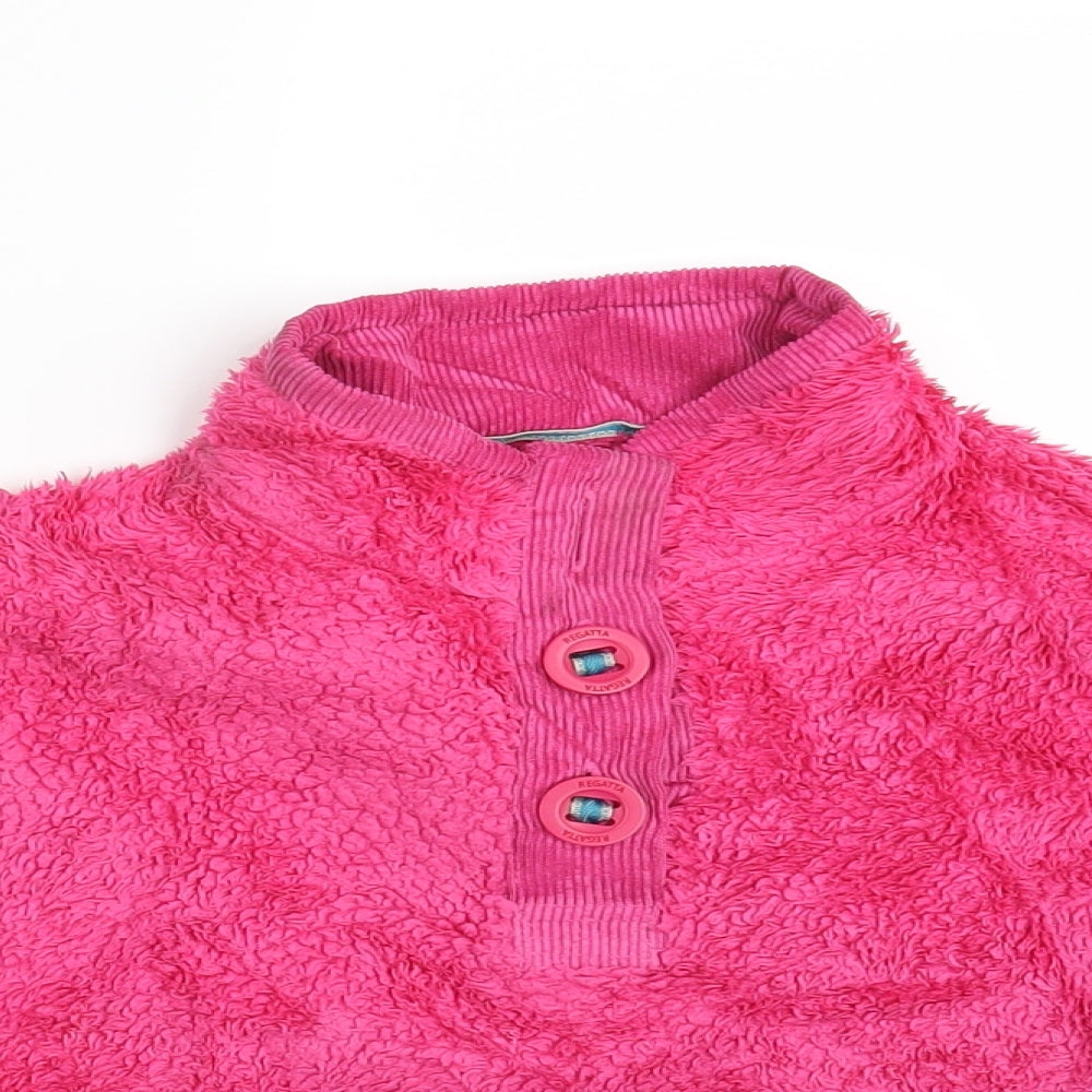 Regatta Girls Pink   Pullover Jumper Size 5-6 Years