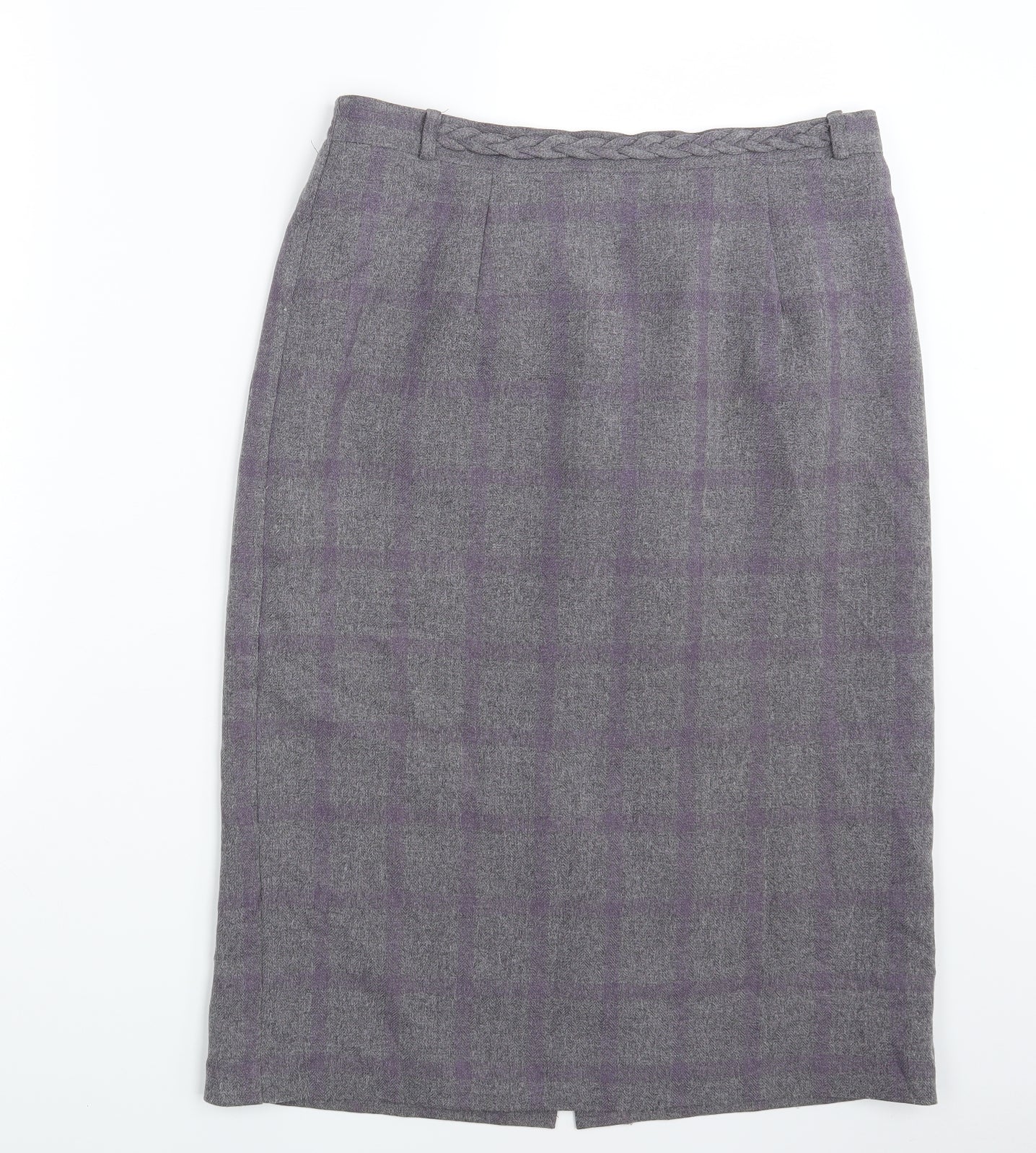 Bonmarché Womens Grey Camouflage  Straight & Pencil Skirt Size 12