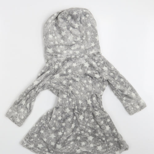 TU Girls Grey   Top Robe Size 3-4 Years