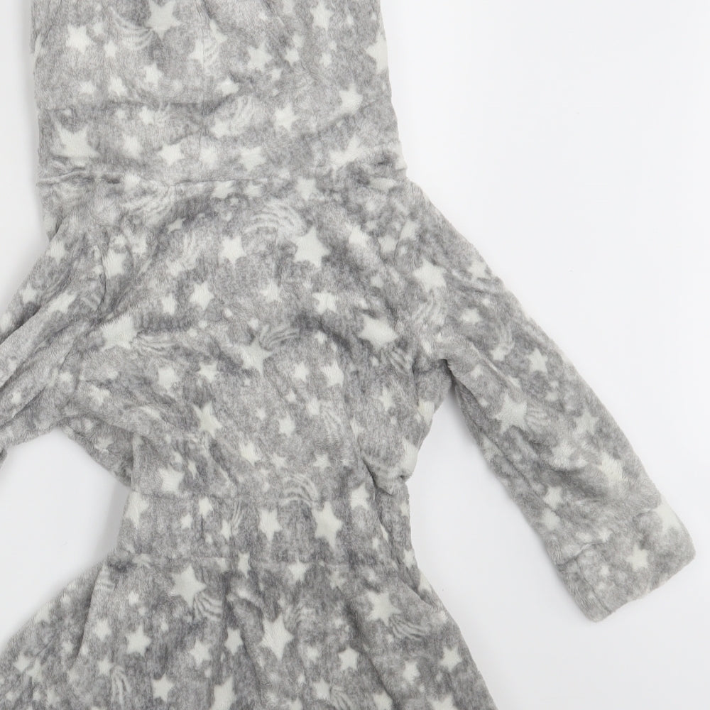TU Girls Grey   Top Robe Size 3-4 Years