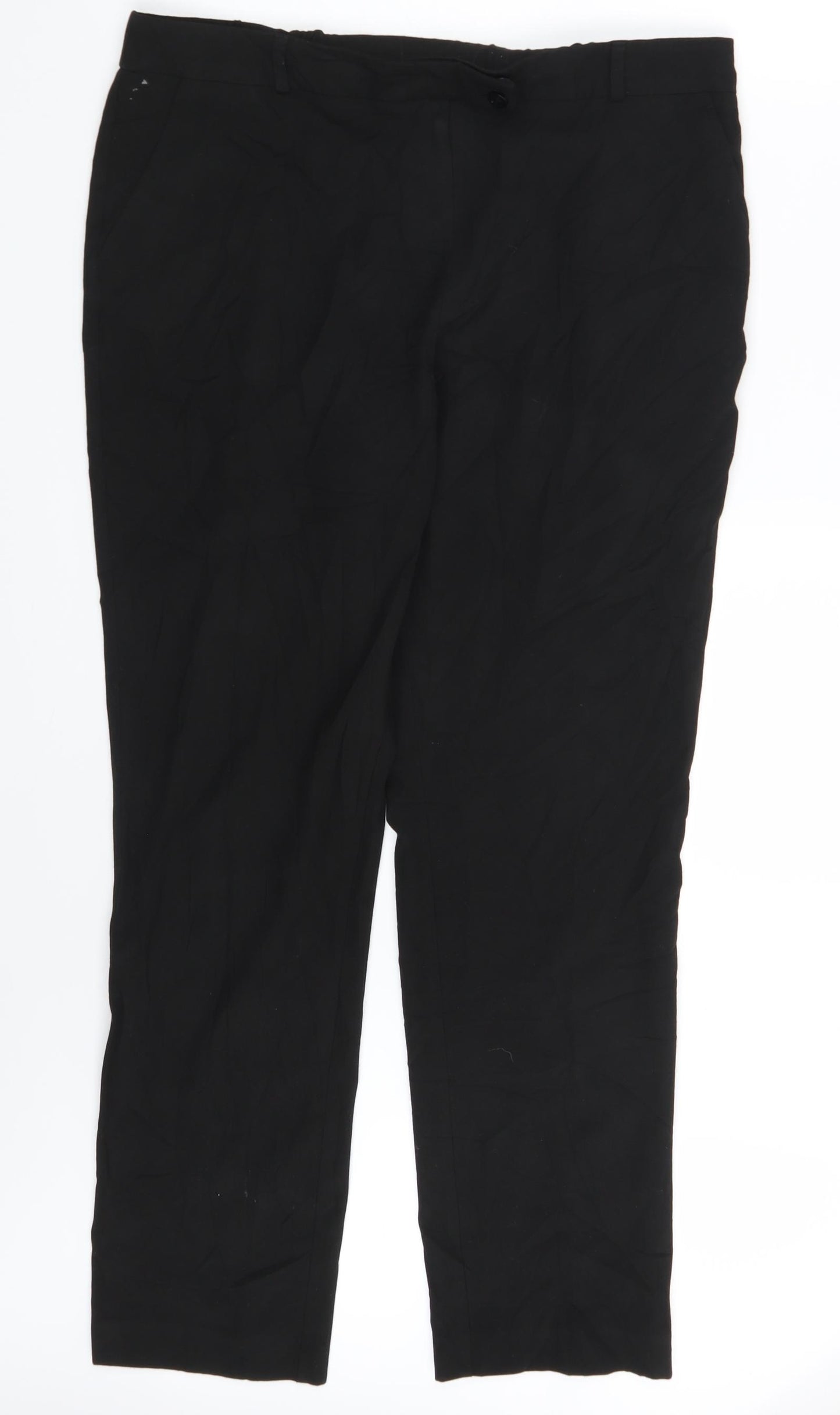 So Fabolous Womens Black   Dress Pants Trousers Size 16 L27 in
