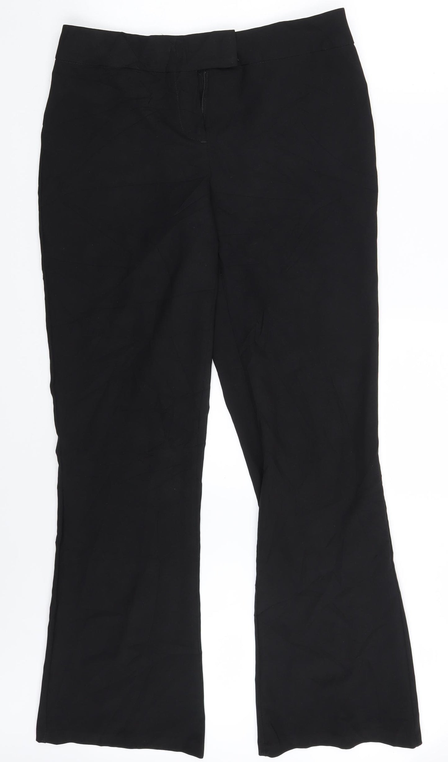George Womens Black   Dress Pants Trousers Size 12 L31 in