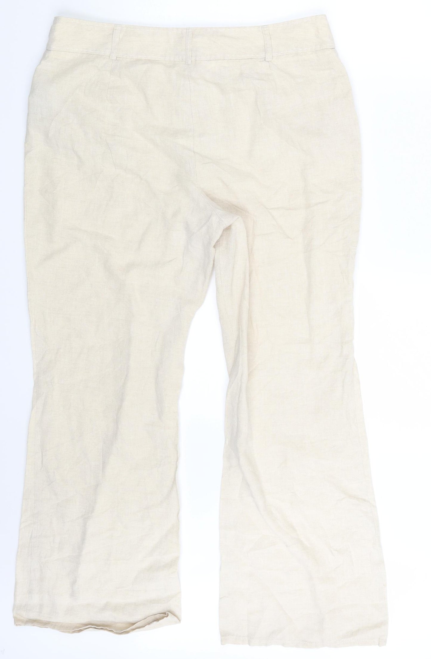 Per Una Womens Beige   Sweatpants Trousers Size 16 L29 in