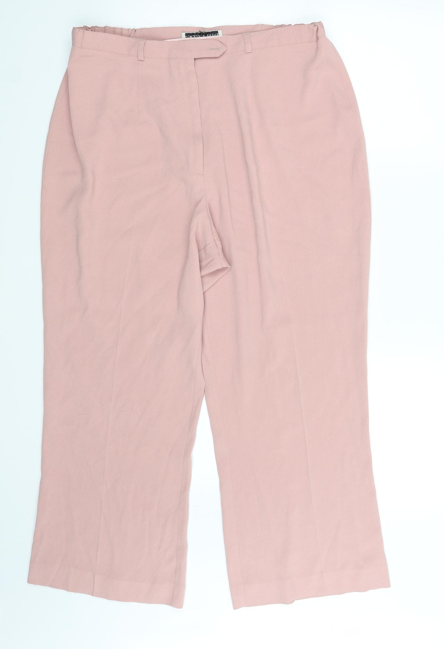 Claudia Stevens Womens Pink   Dress Pants Trousers One Size L25 in
