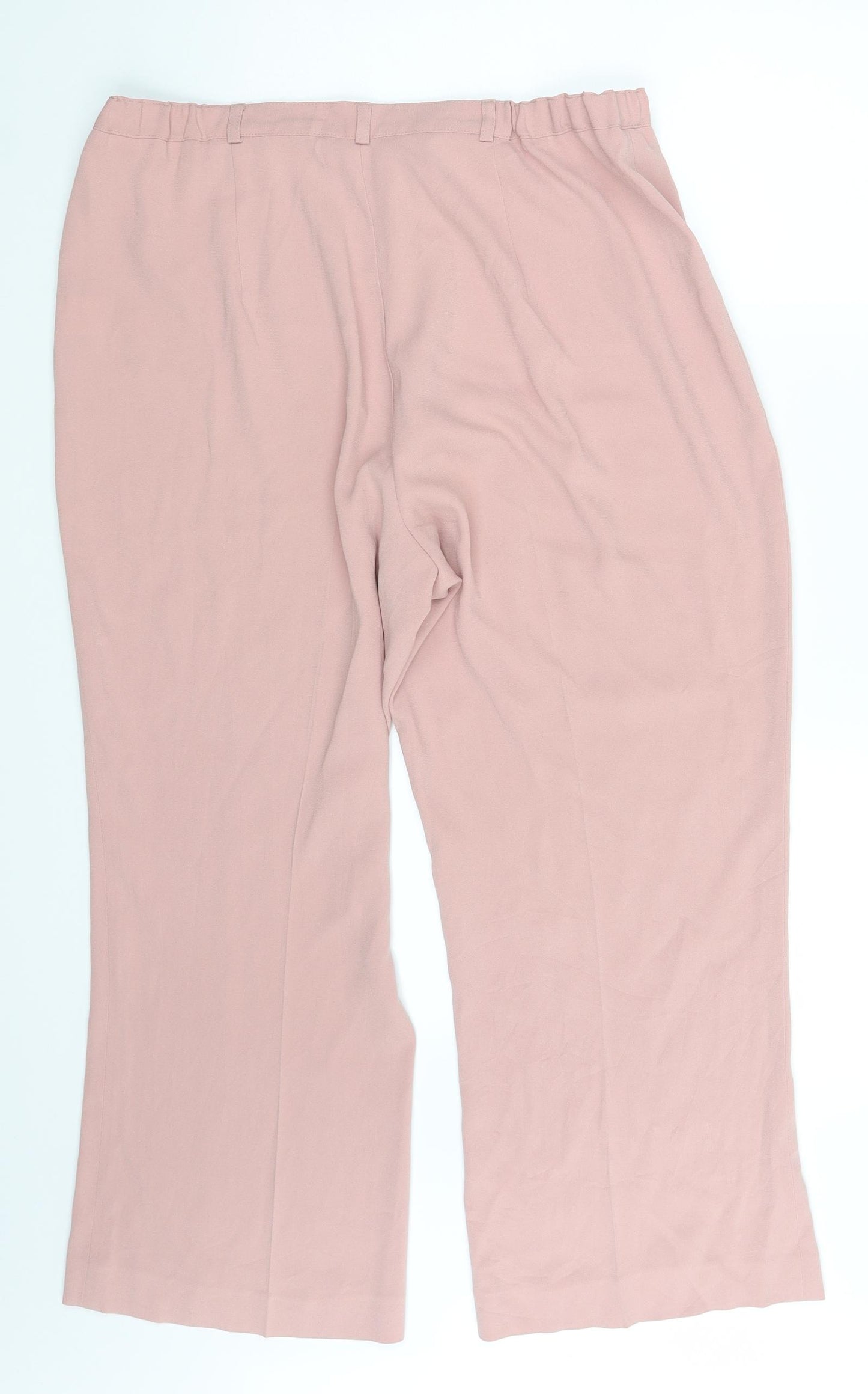 Claudia Stevens Womens Pink   Dress Pants Trousers One Size L25 in