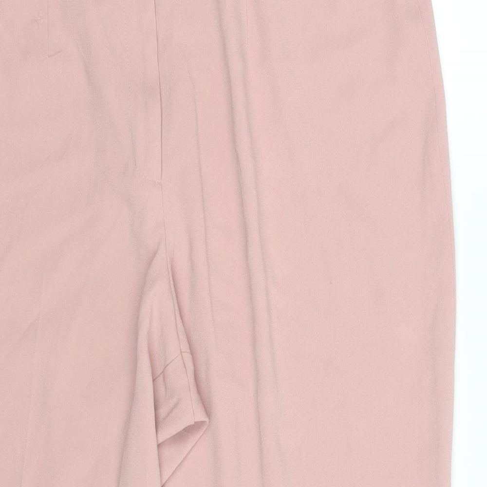 Claudia Stevens Womens Pink   Dress Pants Trousers One Size L25 in