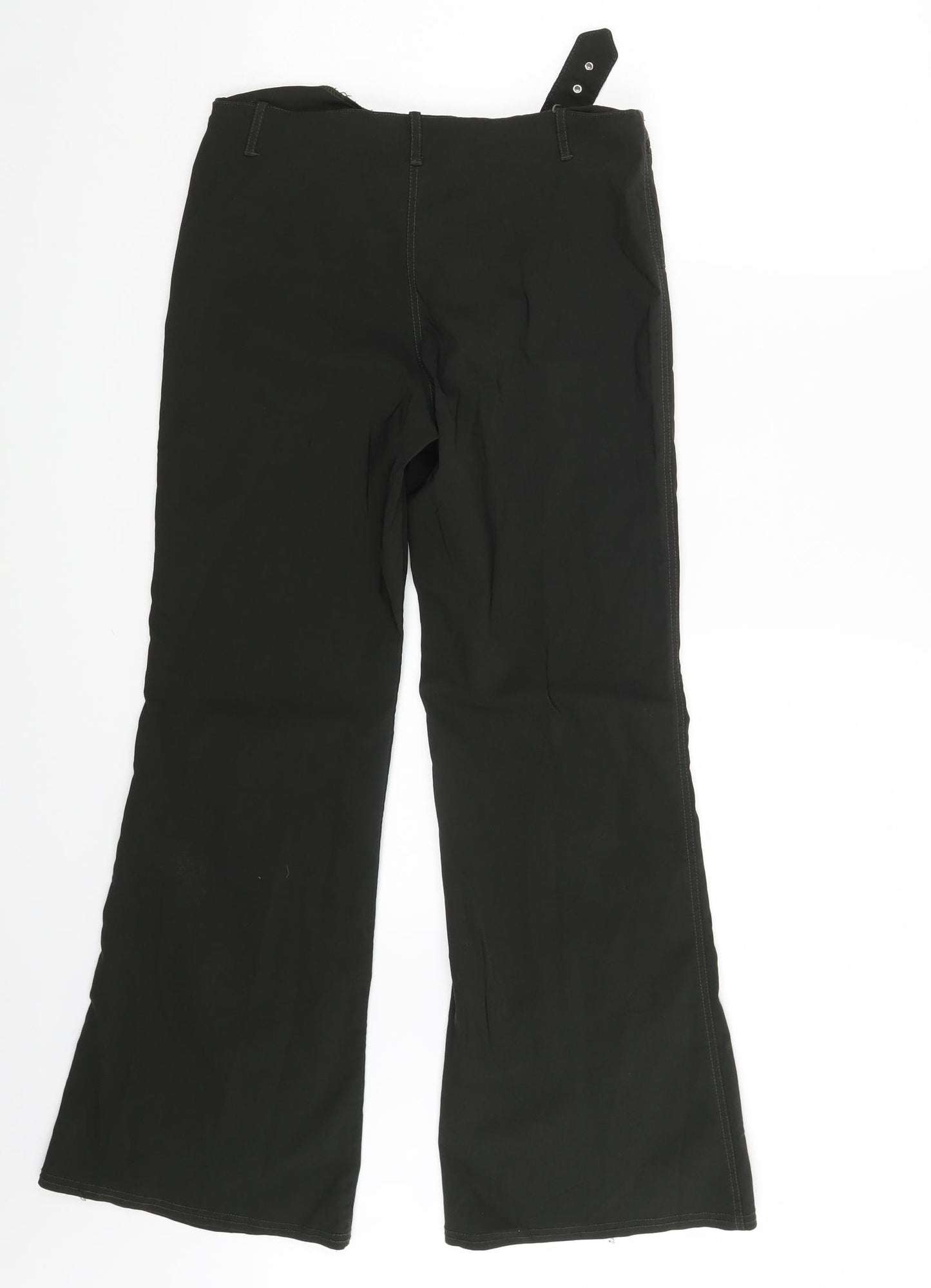 Pulse Womens Green   Dress Pants Trousers Size 14 L28 in