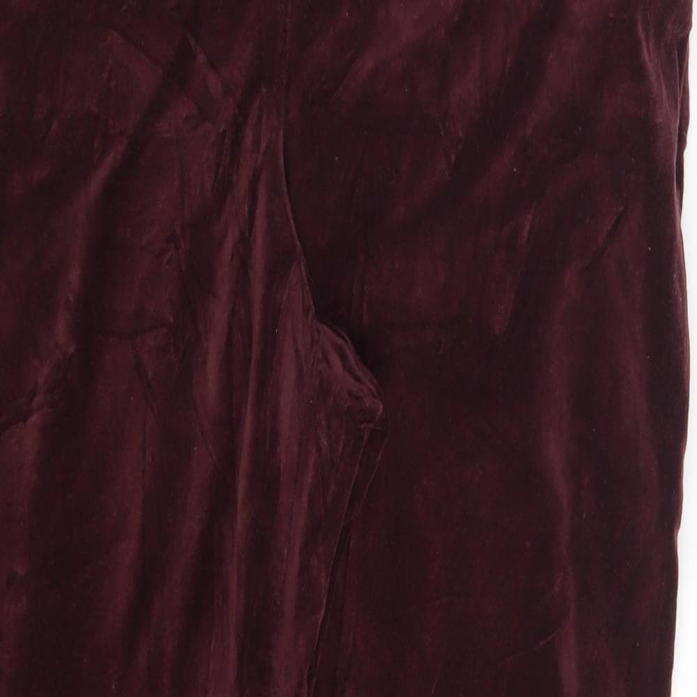 Boden Womens Purple  Corduroy Chino Trousers Size 14 L28 in