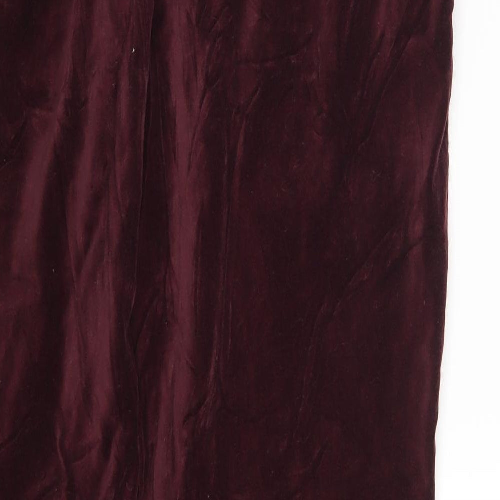 Boden Womens Purple  Corduroy Chino Trousers Size 14 L28 in