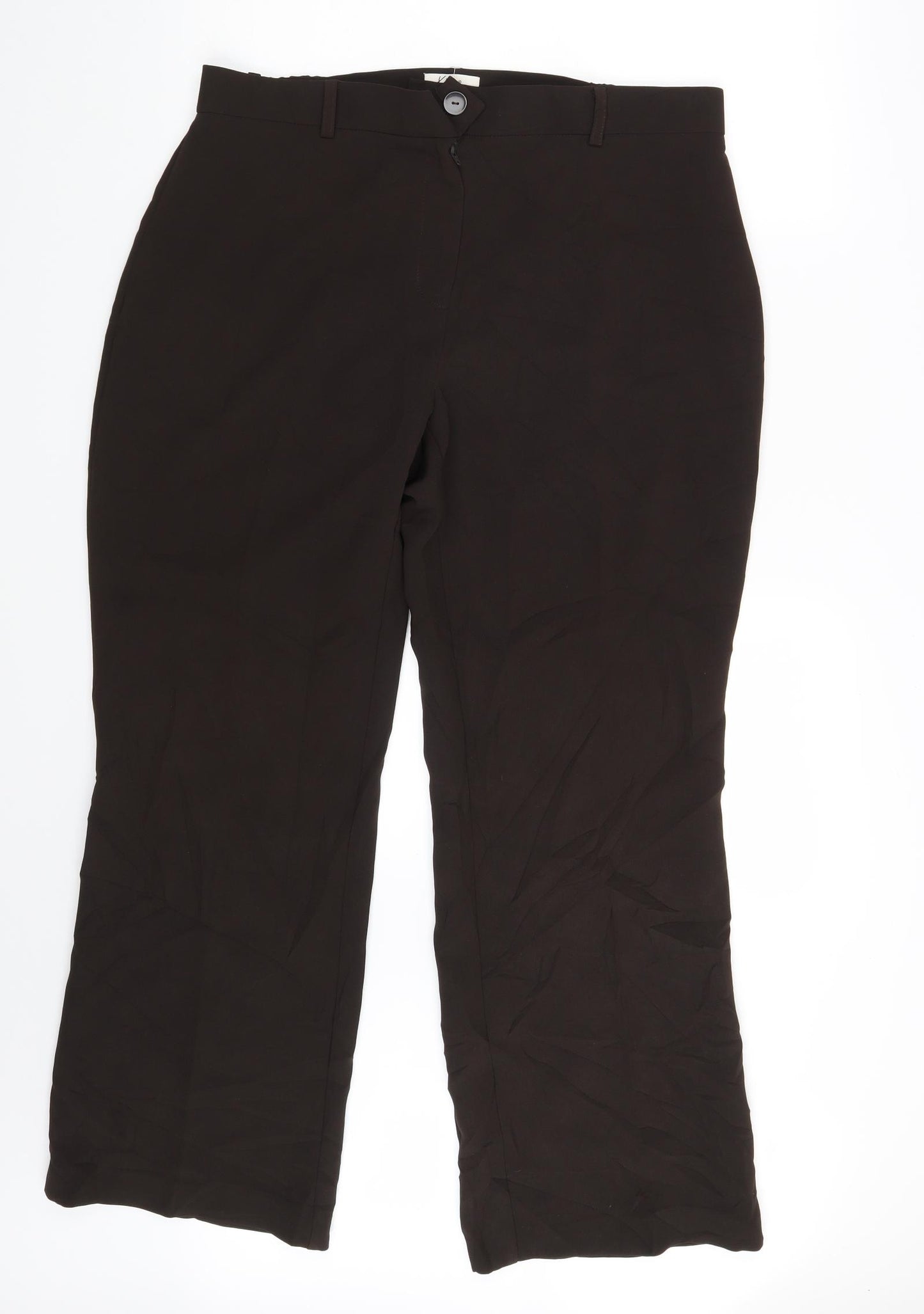 Klass Womens Brown   Dress Pants Trousers Size 18 L29 in