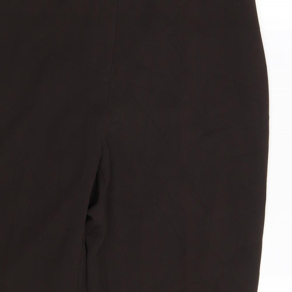 Klass Womens Brown   Dress Pants Trousers Size 18 L29 in