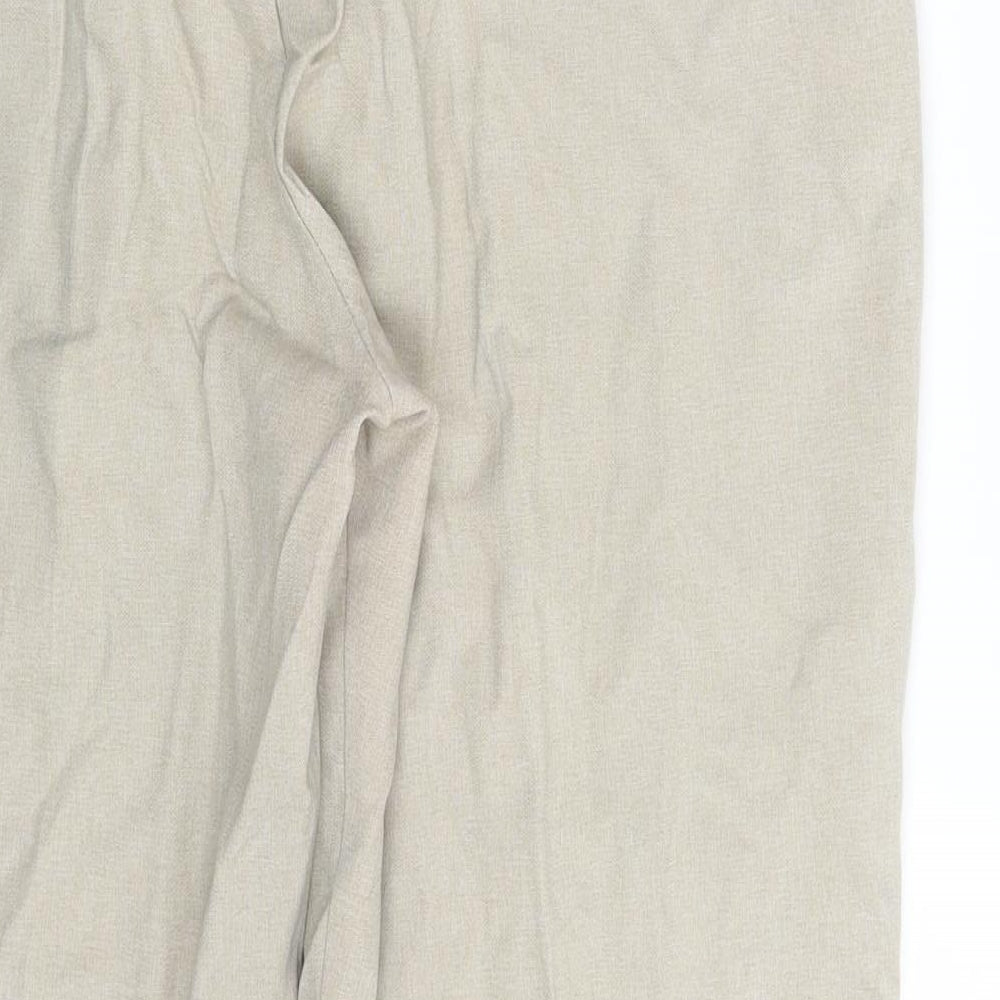 Janique Womens Beige   Chino Trousers Size 14 L26 in
