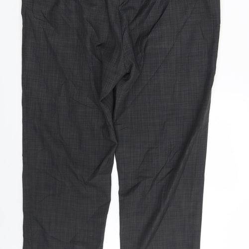 M&S Womens Grey   Dress Pants Trousers Size 18 L29 in