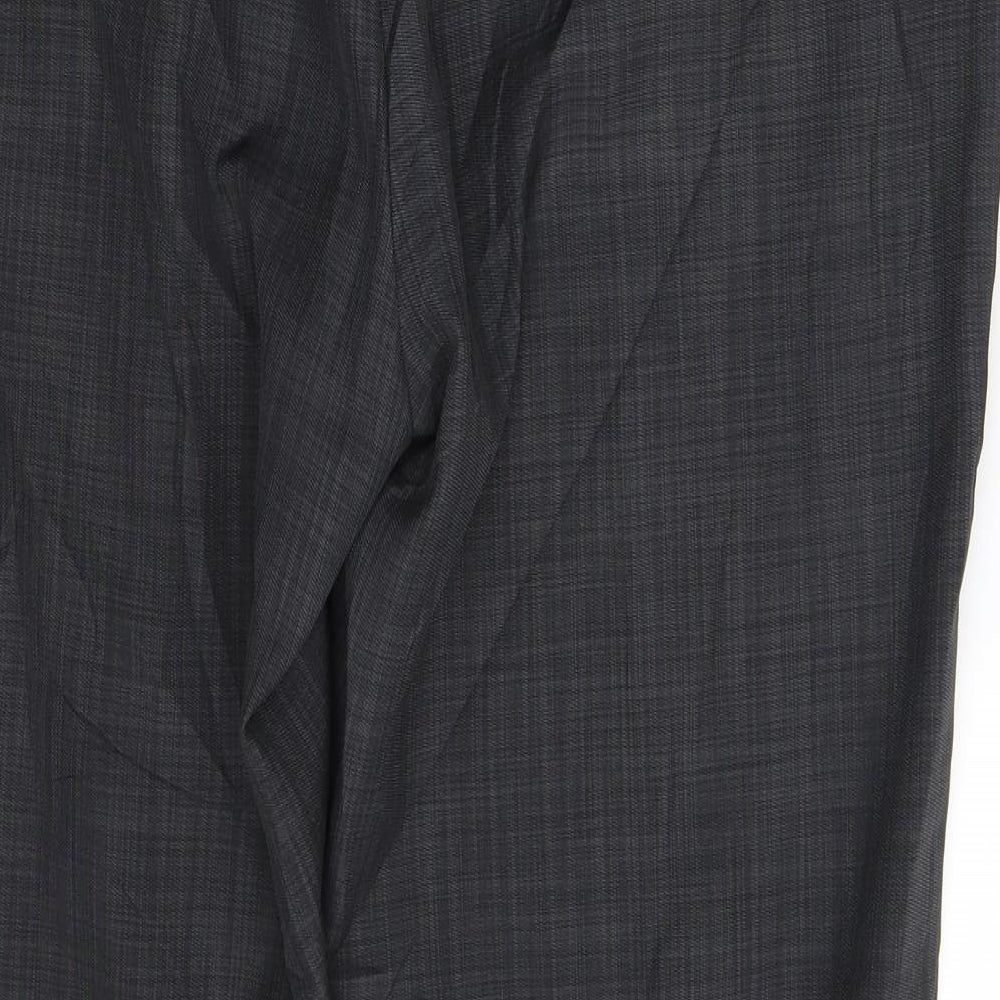 M&S Womens Grey   Dress Pants Trousers Size 18 L29 in