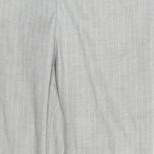 Uniqlo Womens Grey Striped  Dress Pants Trousers One Size L27 in