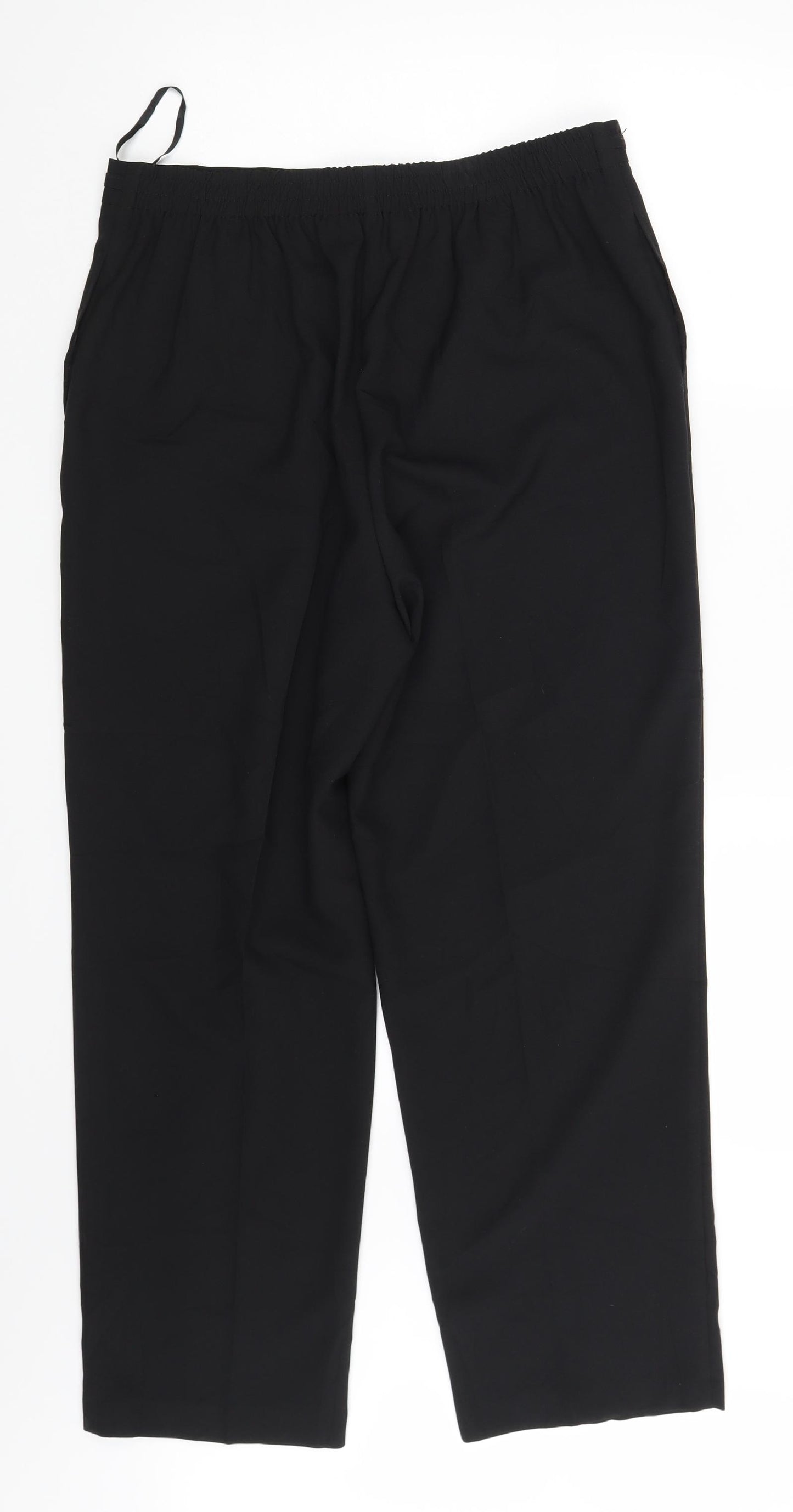 BM Collection Womens Black   Dress Pants Trousers Size 14 L27 in