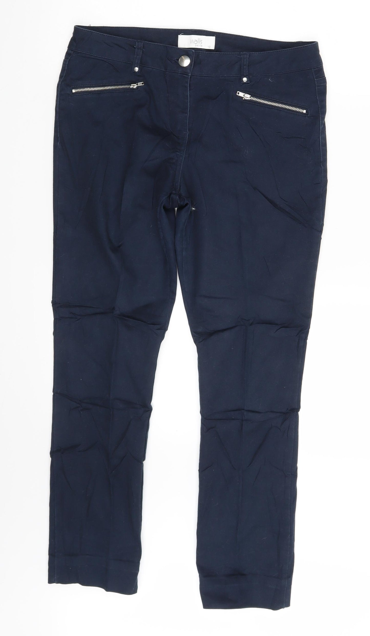 Wallis Womens Blue  Denim Skinny Jeans Size 12 L27 in
